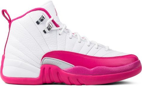 Pink Jordans, Jordan Shoes Girls, Basketball Goals, Air Jordan 12, Jordan Shoes Retro, Shoes Sneakers Jordans, Nike Air Shoes, Womens Air Jordans, Jordan 12 Retro