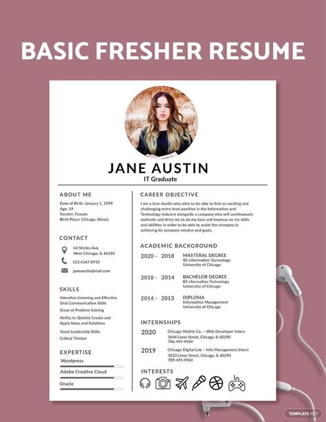 Good Resume Examples For Freshers, Resume About Me Examples, About Me In Resume For Freshers, Resume For Part Time Job For Students, Cv For Freshers Resume Cv, Attractive Resume For Fresher, Fresher Resume Format, Professional Resume Format For Freshers, Resume Template For Freshers