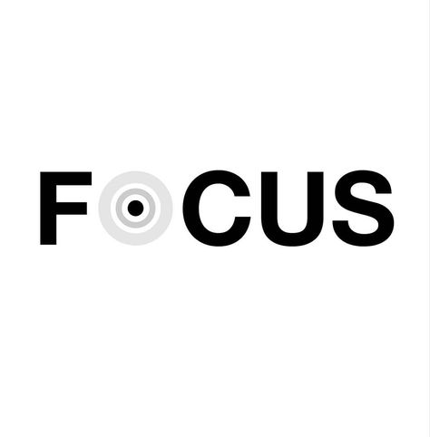 #verbicon focus by AzAd RaWaT Focus Typography, Word Expression, Focus Work, Expressive Typography, Typography Logo Inspiration, Simple Logos, Black & White Quotes, Word Play, Drawings Simple