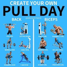 Push Pull Workout Routine, Push Pull Legs Workout, Push Pull Workout, Pull Day, Pull Day Workout, Push Pull Legs, Motivasi Diet, Push Workout, Workout Program Gym