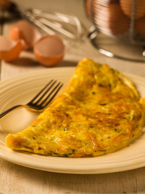 Cheddar Cheese Omelette - Chef Michael Smith Chef Michael Smith, Perfect Omelette, Cheese Omelette, Italian Cheese, Michael Smith, Farm Fresh Eggs, Aromatic Herbs, Fresh Eggs, Omelet