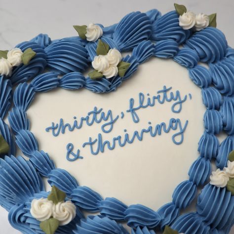 thirty, flirty, & thriving 🫐🪁🥝🌱🥑🥥🤍 - Cake Details - Size: Standard 7” (two layers) #emmacakes #emmacakesseattle #custom #cakes #customcakes #seattle #seattlecakes #seattlebirthday #seattleevents #thirtyflirtyandthriving Thirty Flirty And Thriving Aesthetic, Talk Thirty To Me Cake, Not Thirty Yet Cake, Thirty Flirty And Thriving Cake, 30 Flirty And Thriving Cake, Thirty Something Birthday Cake, Thirty Flirty And Thriving Party, Dirty 30 Cake, Thirty Flirty And Thriving