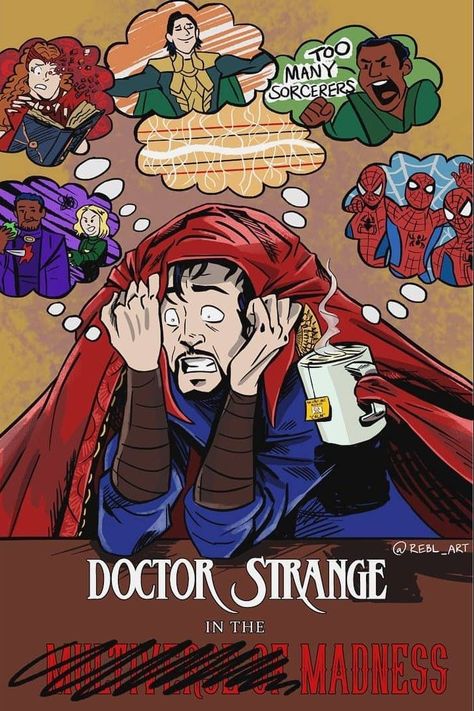 What If Fanart Marvel, Marvel Comics Fanart, Marvel Cute Fanart, Ironstrange Fanart Comic, Marvel Fan Comics, Funny Marvel Wallpapers, Marvel Fanart Comics, Marvel Wallpaper Funny, Marvel Fanart Funny