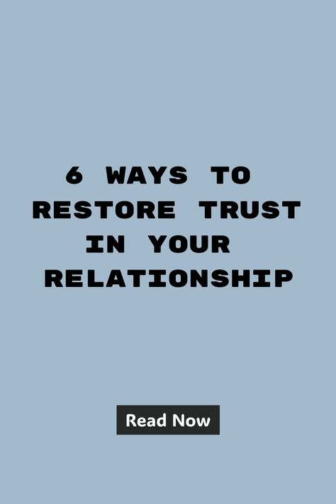 Building trust is crucial in all relationships. Once broken, it can be difficult to mend. If you seek to repair trust in your relationship, consider taking steps to rebuild a strong foundation of trust and communication. Repair Trust Relationships, How To Rebuild Trust In A Relationship, Learn To Trust Again, Relationship Repair, First Date Questions, Broken Trust, Trusting Again, Rebuilding Trust, Trust In Relationships