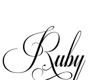 Ruby Tattoo Name, Letter Drawings, Chicano Drawing, Ruby Tattoo, Patterns Tattoo, Autumn Photography Portrait, Best Couple Tattoos, Name Drawings, School Shirt Designs