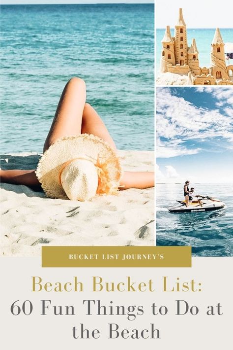 Need some vitamin sea but not sure what fun activities and adventures to do? Here's the best things to do at the beach. Things To Do At The Beach, Beach Bucket List, To Do At The Beach, Beach Bucket, Vitamin Sea, Just Imagine, Activities To Do, Adventure Awaits, Seychelles