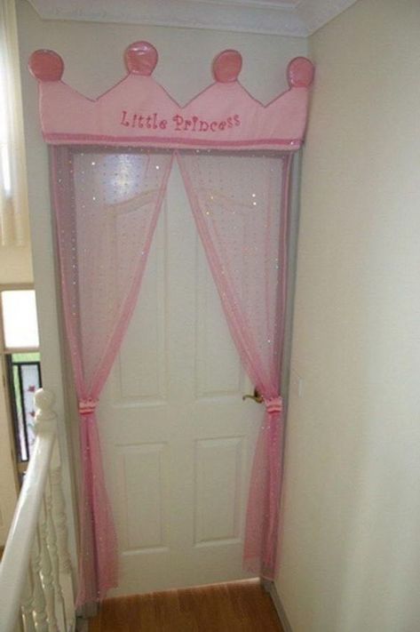 Minimalist Eclectic, Princess Bedrooms, A Little Princess, Princess Bedroom, Princess Room, Princess Theme, Daughters Room, Door Curtain, Big Girl Rooms