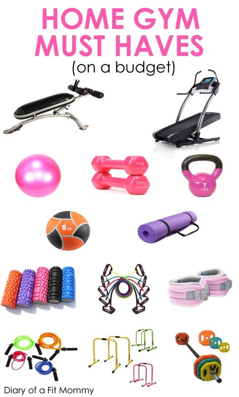 Home Gym Must-Haves - The home gym can be a blessing for a busy mom. There are no closing hours, no waiting to use the equipment and no need for a sitter to watch your kids. Unfortunately, it can often be confusing to know what items you really need in your home gym. That’s why we’ve rounded up a list of amazing must-haves to add to your home gym today! Gym Must Haves, Gym Diary, Home Gym Must Haves, Home Gym On A Budget, Beachbody Workout, Home Gym Essentials, Home Gym Garage, Workout Room Home, Diy Home Gym