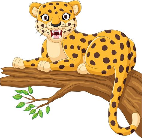 Cheetah Cartoon, Cartoon Leopard, Leopard Drawing, Cartoons Drawing, Premium Vector Cartoon, Summer Fun For Kids, The Cartoon, Vector Cartoon, Christmas Drawing