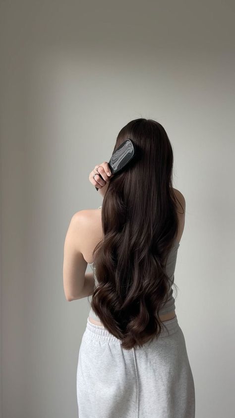 Grow My Hair Aesthetic, Long Lushes Hair, Natural Long Hair Aesthetic, Beautiful Healthy Hair Aesthetic, Healthy Thick Hair Vision Board, I Have Healthy Hair Vision Board, Healthy Long Thick Hair, Healthy Hair Goals Aesthetic, Full Healthy Hair