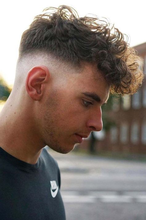 Short Wavy Haircuts Men Fade, Mens Hairstyles Fade Medium, Men Curly Hairstyles Short, Mens Perm Fade, Mens Curly Hairstyles Short, Short Haircuts For Men With Curly Hair, Mens Haircut Long On Top Curly, Short Mens Haircut Curly, Curly Undercut Mens