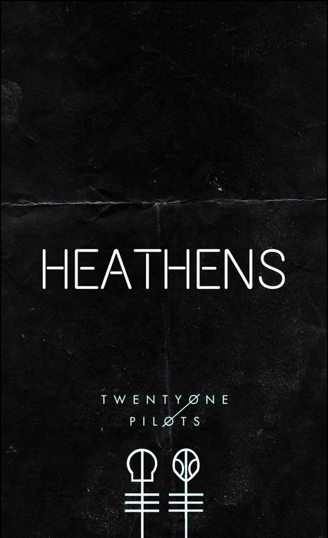 Heathens Twenty One Pilots, Twenty One Pilots Wallpaper, Poster Ideas, One Pilots, Twenty One Pilots, Twenty One, Pilots, The Twenties, Quick Saves