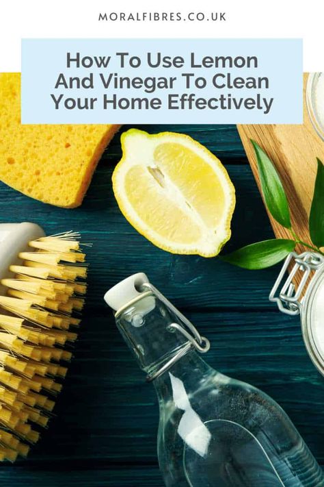 Looking to avoid the use of toxic cleaning products? Here's how to use lemon and vinegar to effectively clean your home the all-natural way. Dawn Vinegar, Vinegar Cleaning Solution, Scented Vinegar, Homemade Cleaner, Infused Vinegars, Lemon Vinegar, Hard Water Spots, Natural Cleaning Solutions, Toxic Cleaning Products