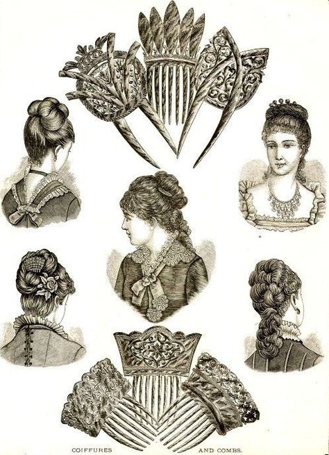 Antique Hair Comb Victorian Mourning French by DragonsLairVintage 1860s Hairstyles, Victorian Hair Styles, Beaded Hair Combs, Historical Hairstyles, Antique Hair Combs, 1870s Fashion, Victorian Hair, Decorative Hair Combs, 1880s Fashion