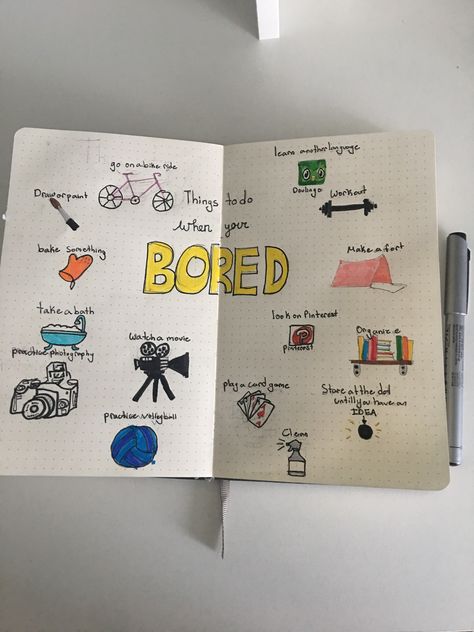 Thing to do when your bored. This is super easy to make and you can  customize it any way you want! #thingstodowhilebored #bulletjournal #easy #ideas What Can You Draw When Your Bored, Face Mask Ideas, Journal List, Bullet Journel, Bullet Journal Cover Ideas, Space Drawings, Journal Lists, Mask Ideas, What To Do When Bored