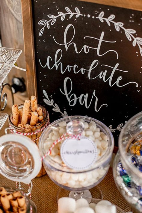 Hot Chocolate Bar Wedding Reception, Hot Chocolate Bar Chalkboard Sign, Hot Chocolate Bar At Wedding, Hot Chocolate Chalkboard Sign, Hot Chocolate Wedding Bar, Hot Cocoa Bar Chalkboard Sign, Hot Coco Bar Idea Wedding, Hot Chocolate Bar For Wedding, Hot Chocolate Bar Wedding