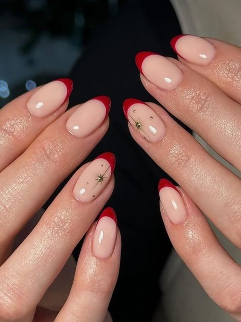 Red Tip Nails, Red Summer Nails, Summer Nails 2024, Red Christmas Nails, Studded Nails, Hot Girl Summer, Red Nail Designs, Red Nail, Festival Nails