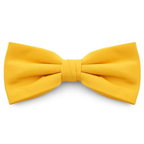 Canary Yellow Basic Bow Tie Bow Tie Outfits Men Casual, Snow White Hair, Funky Bow, Yellow Bow Tie, Groom Bowtie, White Hair Bows, Yellow Bow, Yellow Accessories, Pink Bow Tie