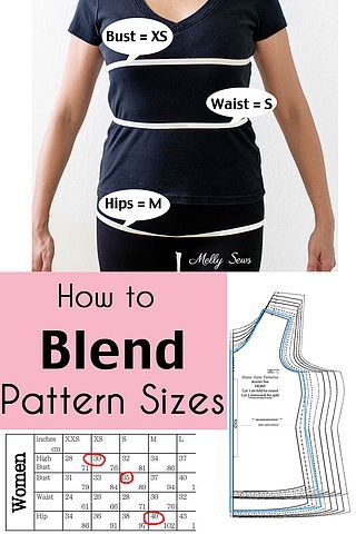 How to Blend Sizes When Sewing | Melly Sews | Bloglovin’ Melly Sews, Sewing Alterations, Sewing 101, Sew Ins, Diy Sewing Clothes, Sewing Lessons, Fashion Sewing Pattern, Sewing Pattern Sizes, Sewing Skills