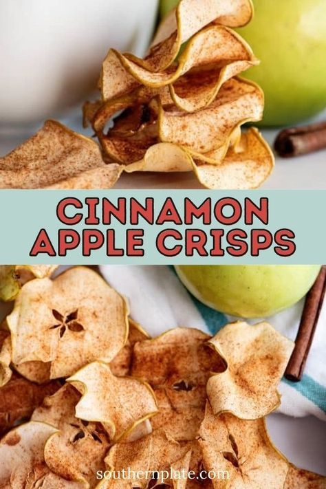 How To Make Dried Apples In The Oven, Oven Dried Apple Slices, Apple Chips In Oven, Dried Apples In The Oven, Apple Snack Recipes, Cinnamon Apple Chips Baked, Oven Baked Apple, Baked Apple Slices, Apple Crisps