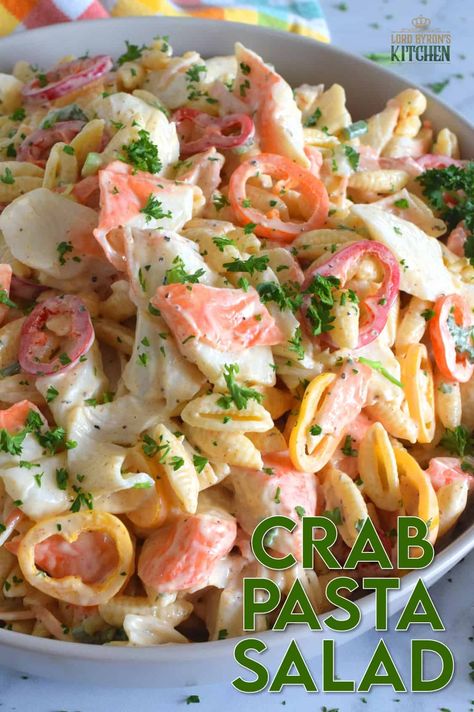 Crab Pasta Salad Recipes Cold, Crab Salad Dressing Recipe, Shrimp And Crab Pasta Salad, Seafood Pasta Salad Crab And Shrimp, Imation Crab Salad Recipes, Recipes With Mayonnaise, Best Crab Salad Recipe, Crabmeat Salad, Seafood Pasta Salad