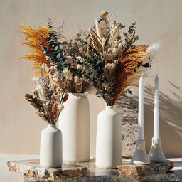 SET of 6 Autumn Edition Printed & … curated on LTK Yellow Pampas, Green Pampas, White Statice, Bridal Bouquet Rustic, Eucalyptus Arrangement, Spiral Eucalyptus, Orange Eucalyptus, Pearl Millet, Preserved Hydrangea