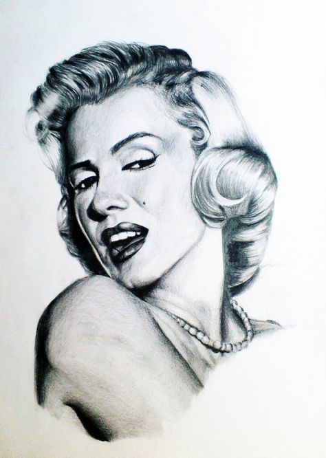 Marilyn Monroe by ~adii95 on deviantART  | This image first pinned to Marilyn Monroe Art board, here: http://pinterest.com/fairbanksgrafix/marilyn-monroe-art/ || #Art #MarilynMonroe Monroe Drawing, Marilyn Monroe Drawing, Marilyn Monroe Tattoo, Marilyn Monroe Portrait, Marilyn Monroe Art, Arte Van Gogh, Japanese Koi, Marilyn Monroe Photos, Rough Day