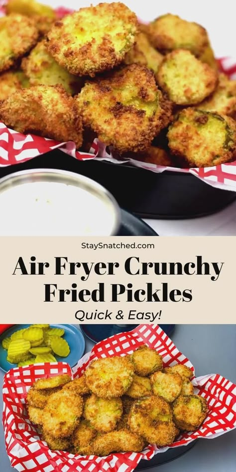 Air Fryer Recipes Healthy Low Carb, Crispy Chips, Air Fried Food, Air Fryer Oven Recipes, Salad Pasta, Air Fryer Recipes Chicken, Fried Pickles, Easy Air Fryer, Air Fryer Dinner Recipes