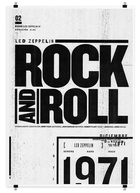 Led Zeppelin by Matias Chilo, via Behance Casa Rock, Led Zeppelin Iv, Chemical Plant, 타이포그래피 포스터 디자인, 광고 디자인, Type Posters, Rock Posters, Janis Joplin, Led Zeppelin