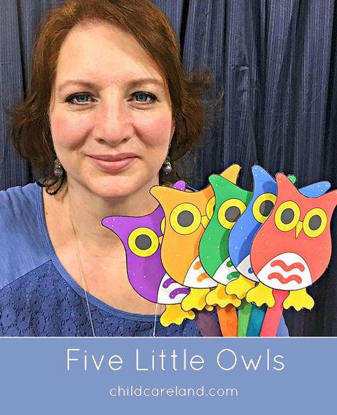 Five Little Owls Mat Time Ideas, Owl Preschool, Toddler Circle Time, Owl Activities, Flannel Stories, Circle Time Songs, Owl Classroom, Circle Time Activities, Little Owls