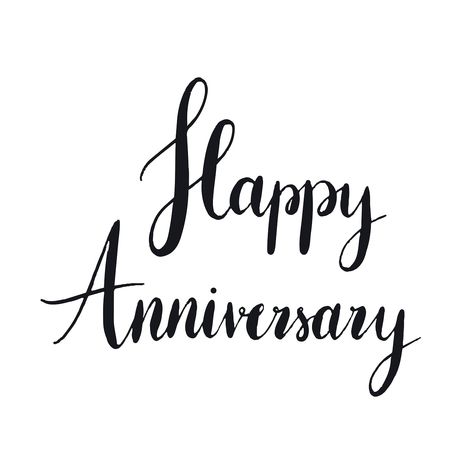 Happy anniversary typography style vector | free image by rawpixel.com / Aum Happy Anniversary Text, Wedding Anniversary Words, Anniversary Text, Happy Anniversary Lettering, Anniversary Verses, Anniversary Words, Anniversary Quotes For Couple, Happy Aniversary, Anniversary Letter