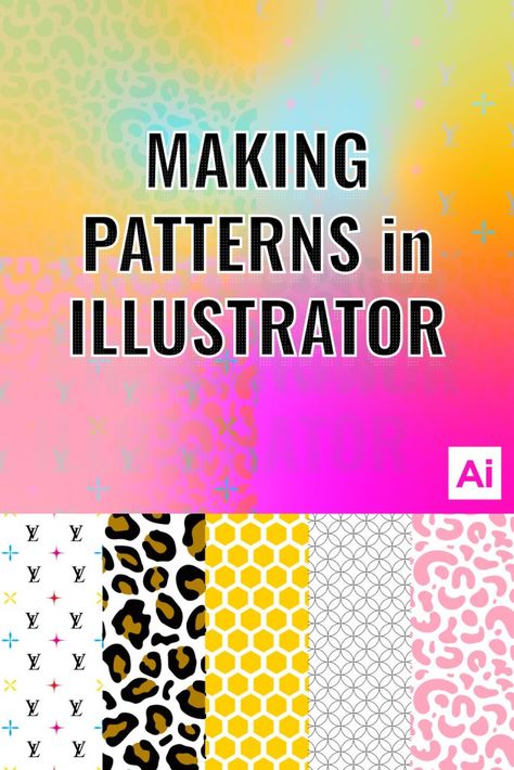 Adobe Illustrator Pattern Design, Adobe Illustrator Tutorial Beginner, Adobe Illustrator Beginner, Illustrator Tutorials For Beginners, Adobe Illustrator Pattern, Adobe Tutorials, Adobe Illustrator Graphic Design, Adobe Illustrator Tutorials, Illustrator Art