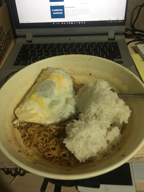 #crave #food #egg #craving #pancitcanton #filipino #philippines #happy #tummy #yum #yummy #hungry #rice Pancit Canton, Rice Egg, Food Egg, Philippines, Egg, Rice, Coffee, Quick Saves