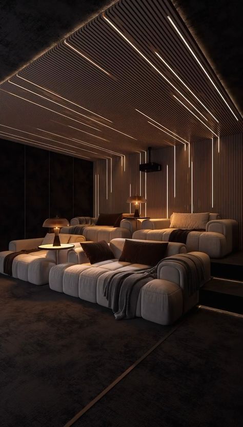 Cinema Room Design, Theatre Room Ideas, Home Theater Room Design, Theater Room Design, Home Cinema Room, Dream Life House, Home Theater Rooms, Home Theater Design, 아파트 인테리어