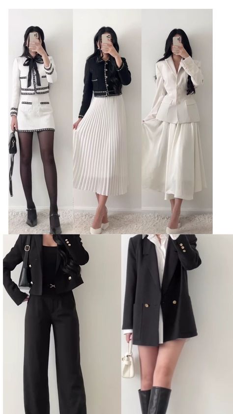 Korea Business Outfit, Shein Woman Outfits, Kdrama Professional Outfits, Feminine Boss Outfit, My Demon Inspired Outfit, South Korea Clothes Korean Fashion, Bitter Style Girl, Korean Fashion Kdrama, Its Ok Not To Be Ok Outfits