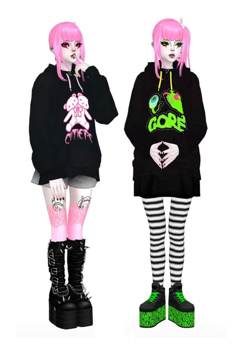 Sims 4 Cc Clothes Hoodie, Sims Cc Boots, Pastel Goth Sims 4 Cc, Sims 4 Pastel Goth Cc, Sims Makeup, Goth Hoodie, Extra Clothes, Cc Mods, Purple Hoodie