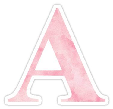 The Letter A- Light Pink Watercolor Design Sticker Sticker Letter A Pink Aesthetic, Uno Reverse Card Love, Rakhi Stickers, Uno Reverse Card, Reverse Card, Uno Reverse, Pink Stickers, Happy Birthday Printable, Happy Birthday Wallpaper