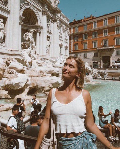 #Trevi Fountain, Rome. Fountain In Rome, Rome Pictures, Trevi Fountain Rome, Visit Rome, Rome Photo, Italy Outfits, Trevi Fountain, Rome Travel, Rome Italy