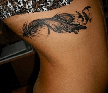 Under Breast Tattoos, Tattoo Under Breast, Survivor Tattoo, Mastectomy Tattoo, Feather Tattoo, Tattoo Cover-up, Feather Tattoos, Maple Leaf Tattoo, Girl Tattoos