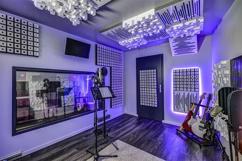 Studio Music Room, Home Recording Studio Setup, Recording Studio Setup, Sound Room, Recording Studio Design, Home Studio Setup, Music Studio Room, Deco Studio, Home Recording Studio