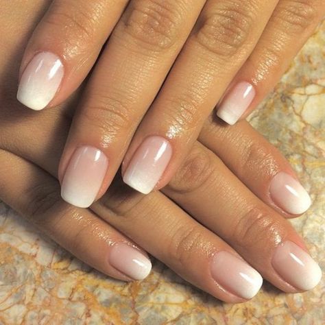 Nageldesign Ideen in Nude-Farbtönen Elegant Bridal Nails, Stars Nails, Wedding Manicure, French Manicure Designs, Wedding Nails French, Ombre Nail Designs, Wedding Nails Design, Super Nails, Bride Nails