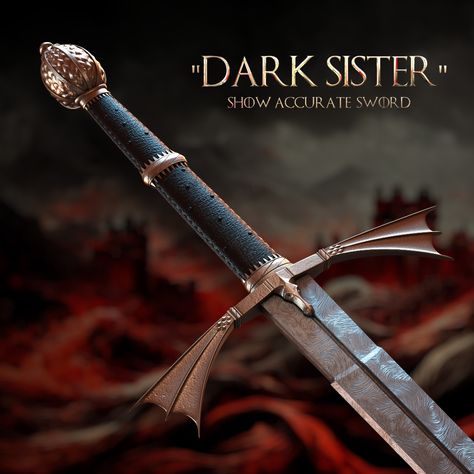 Dark Sister, Gifts For Husband Birthday, Husband Birthday Gifts, Valyrian Steel, A Dance With Dragons, Got Dragons, Woman Warrior, Asoiaf Art, Cool Swords