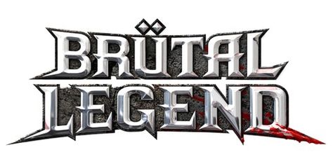 Brütal Legend, Metal Typography, Brutal Legend, Video Game Logos, Game Font, Hero Logo, Game Logo Design, Creativity Quotes, Game Logo