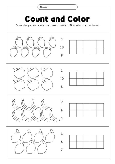 Counting Numbers 1 10 Worksheets Counting To 100 Worksheets, Counting 1-10, Numbers From 1 To 10, Kindergarten Counting, Counting Worksheets For Kindergarten, Number Worksheets Kindergarten, Printable Alphabet Worksheets, Education Tools, Counting To 100