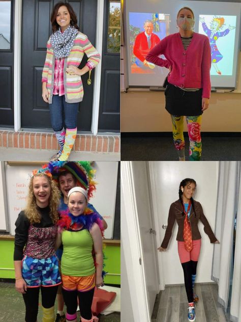 35 Wackiest Ideas for Mismatch Day - momma teen Mismatched Spirit Day, School Mismatch Day Ideas, Crazy Clothes Day At School For Teachers, Crazy Dress Day At School For Teachers, Mismatch Spirit Day, Tacky Day Spirit Week Teacher, Mixmatch Clothes Day Spirit Week, Teacher Crazy Sock Day Outfit, Mix And Match Outfits Spirit Week