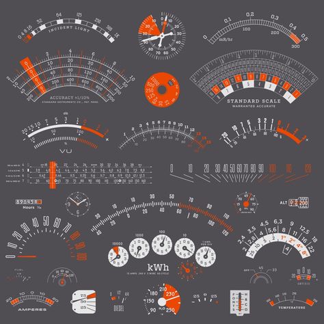 Font For Numbers, Control Panels, Co Design, Interface Design, Control Panel, Panel Design, Design Element, Arduino, User Interface