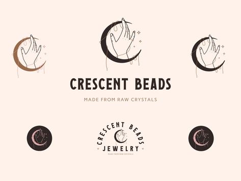 Bead Logo Design, Beads Logo Design Ideas, Beads Logo Design, Beads Logo, Mystic Logo, Painting Website, Proportional Relationships, Yoga Logo, Boho Logo