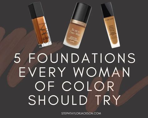 Best Make Up For Black Women, Best Foundation Black Women, Foundation For Dark Skin Tones, Best Foundation For Dark Skin, Dark Skin Concealer, Best Makeup For Black Women, Best Foundation For Black Women, Contour Black Women, Foundation Black Women