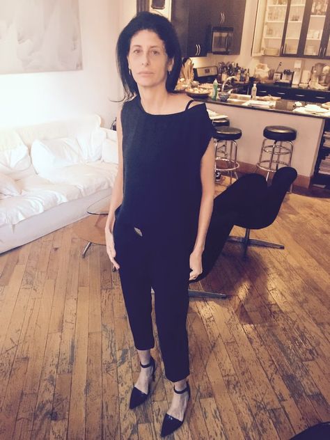 Nili Lotan Reveals the Secret to Effortless Style Black High Heel Pumps, Silk Tee, Casual Restaurants, W Magazine, Pet Peeves, Slim Trousers, Nili Lotan, Style Crush, Signature Look