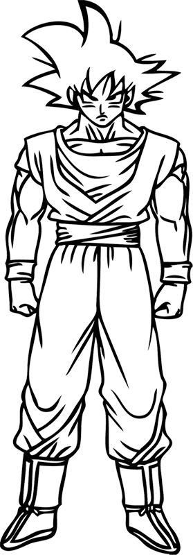 Learn how to draw Goku - Dragon Ball Z How To Draw Goku Step By Step, Goku Drawing Easy, Goku Art Drawings, How To Draw Goku, Dragon Ball Z Characters, Draw Goku, Step By Step Sketches, Goku Art, Goku Pics